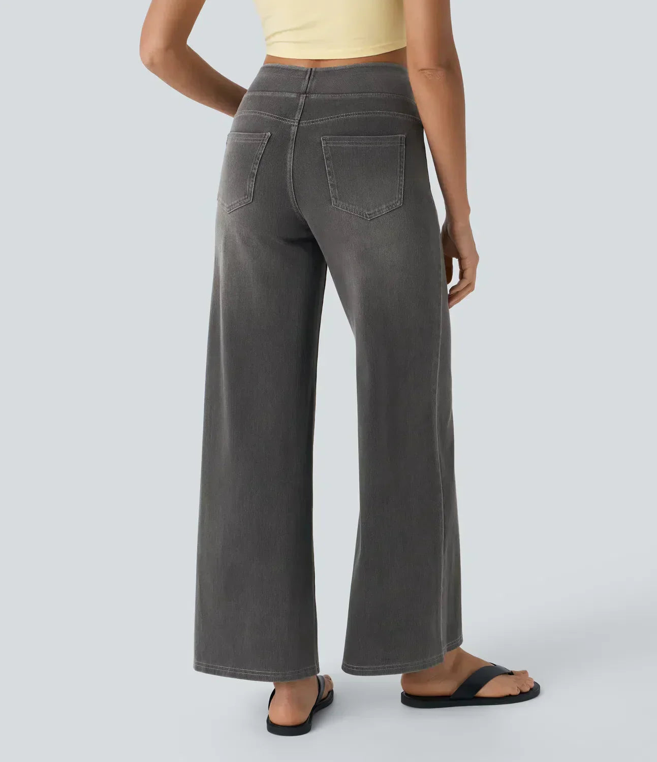 Relaxed Fit Rekbare Gebreide Jeans