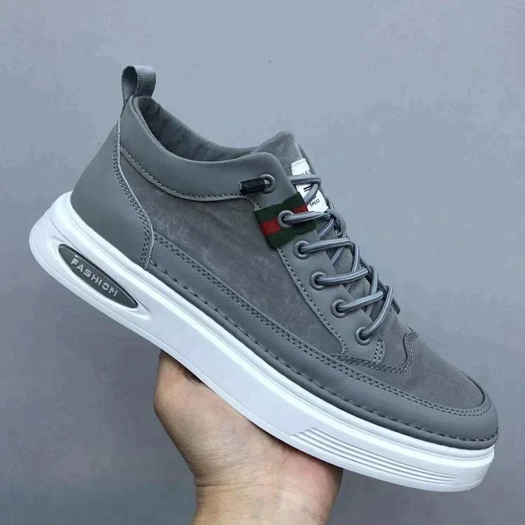 Heren Sneaker – Synthetisch Leer & Textiel – Rubberen Zool – Casual Comfort Fit