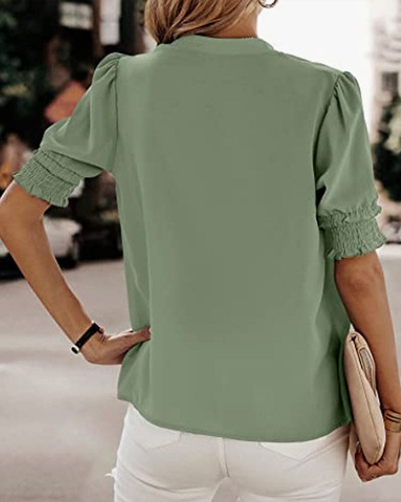 Moniek | V-hals blouse