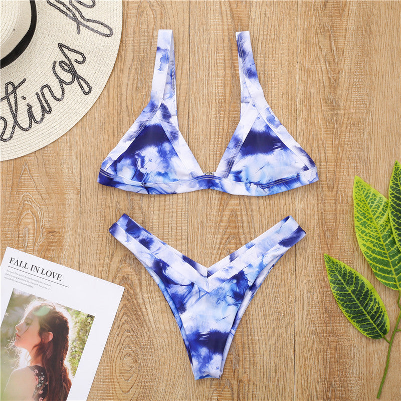 Freya - Stijlvolle Triangel Bikini Set voor Vrouwen