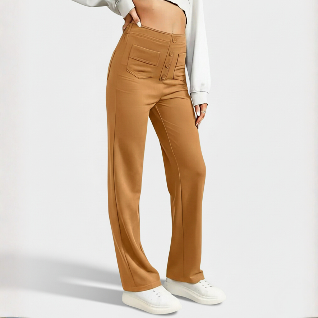 Kurvekompas | Pants with high waist