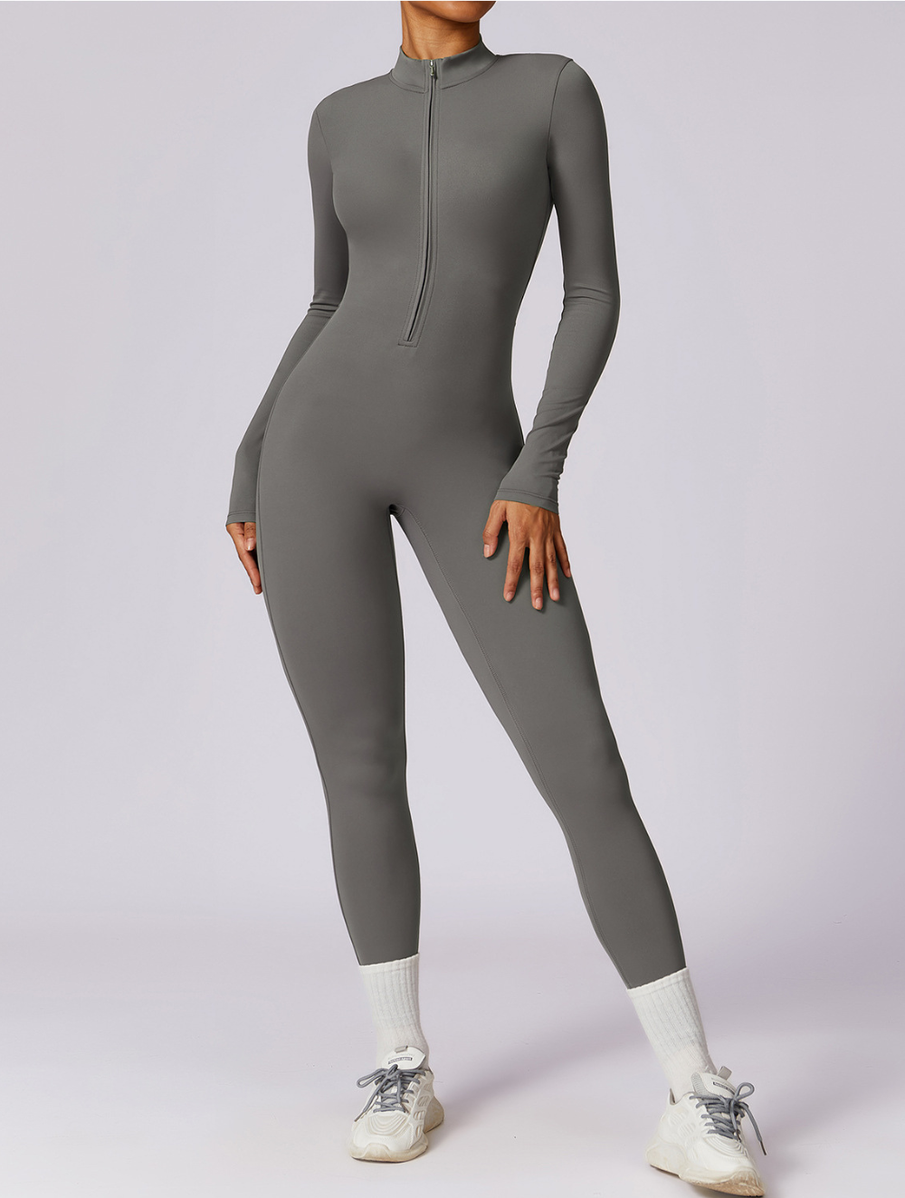 Kate | Shaping Yoga Fitness Jumpsuit met Lange Mouwen