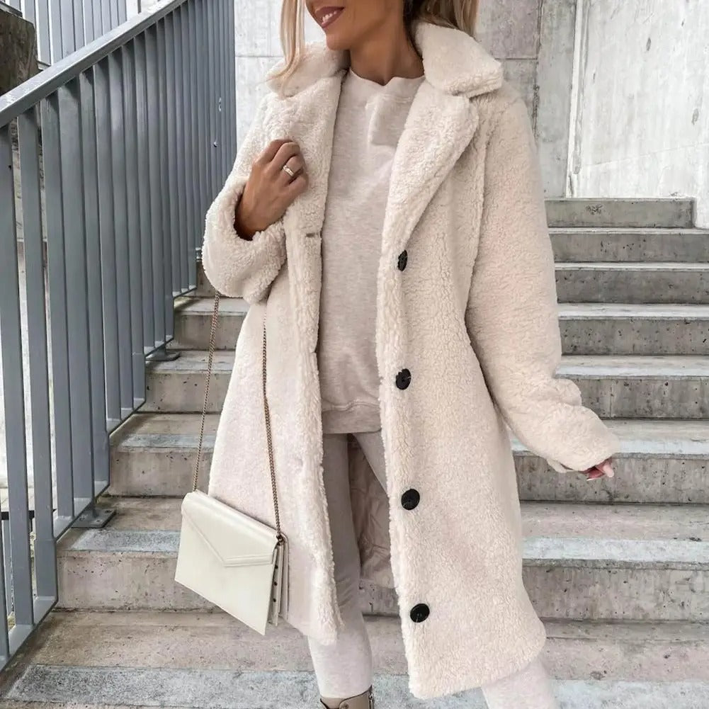 Nasra Fluffy Coat for Women
