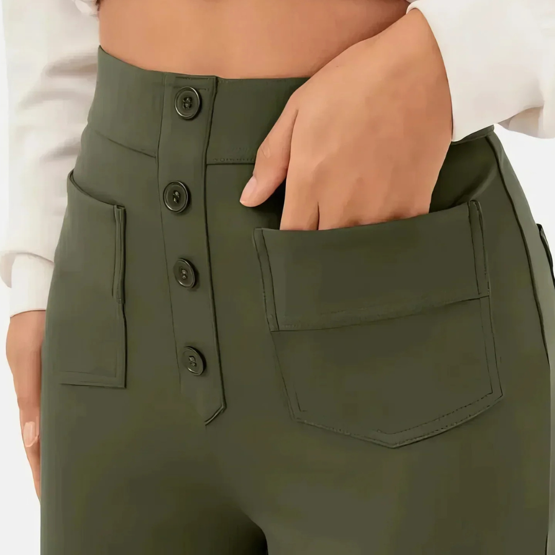 Kurvekompas | Pants with high waist