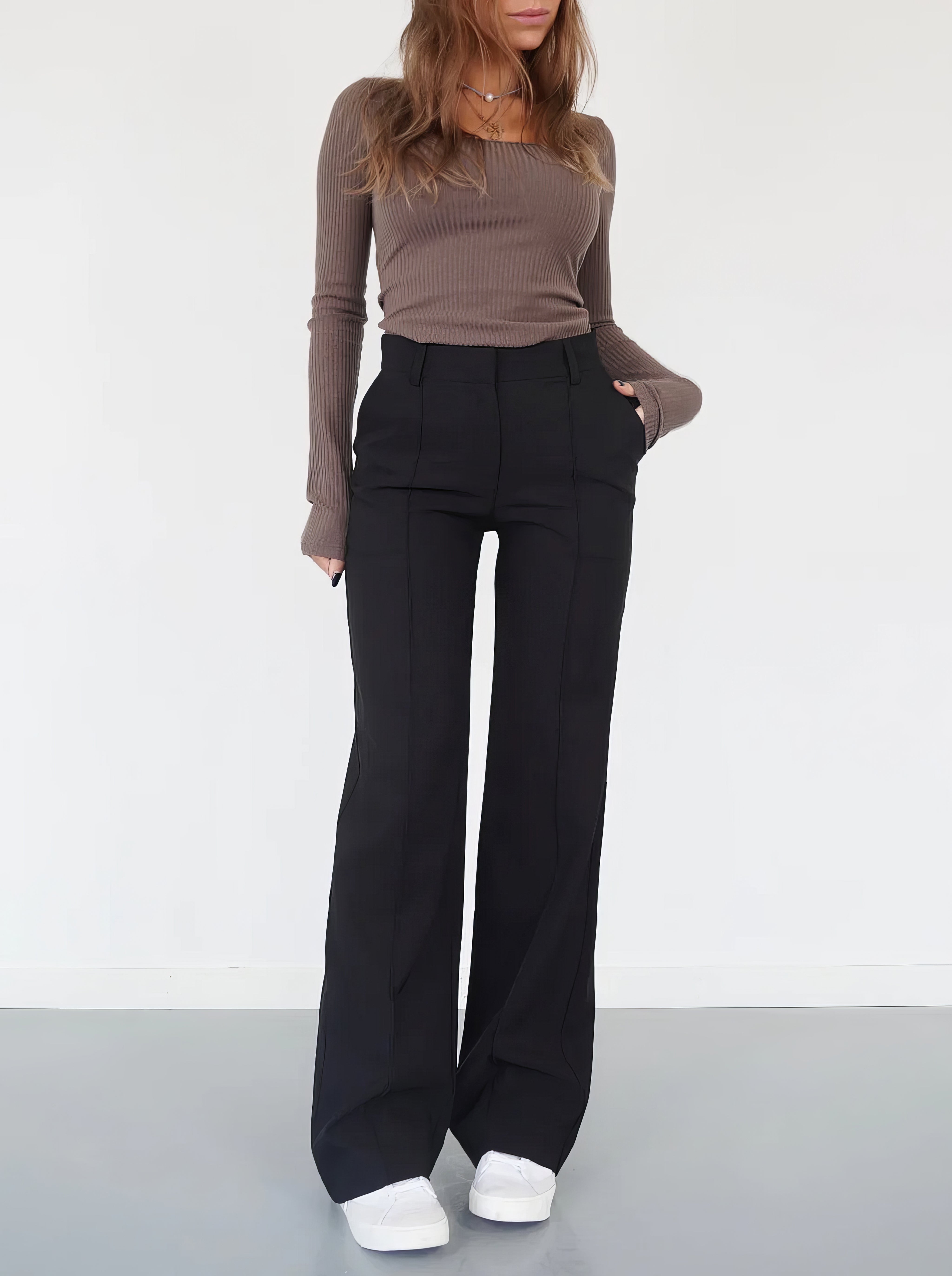 Floor Wijde en elegante broek