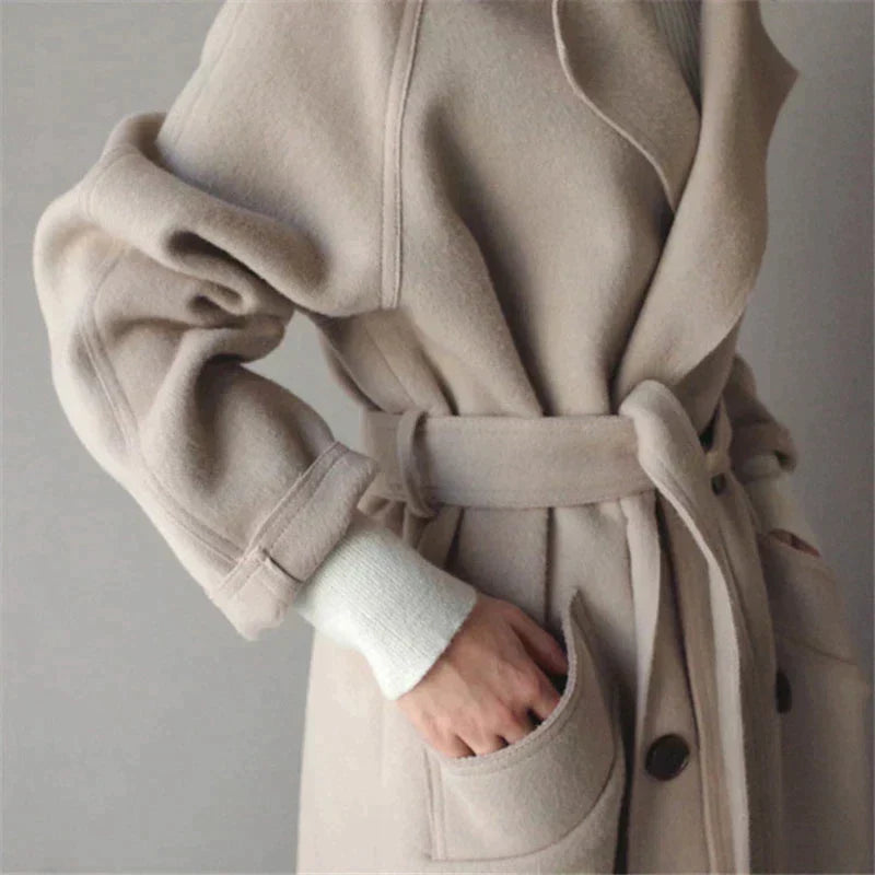 Camille | Elegante lange winterjas