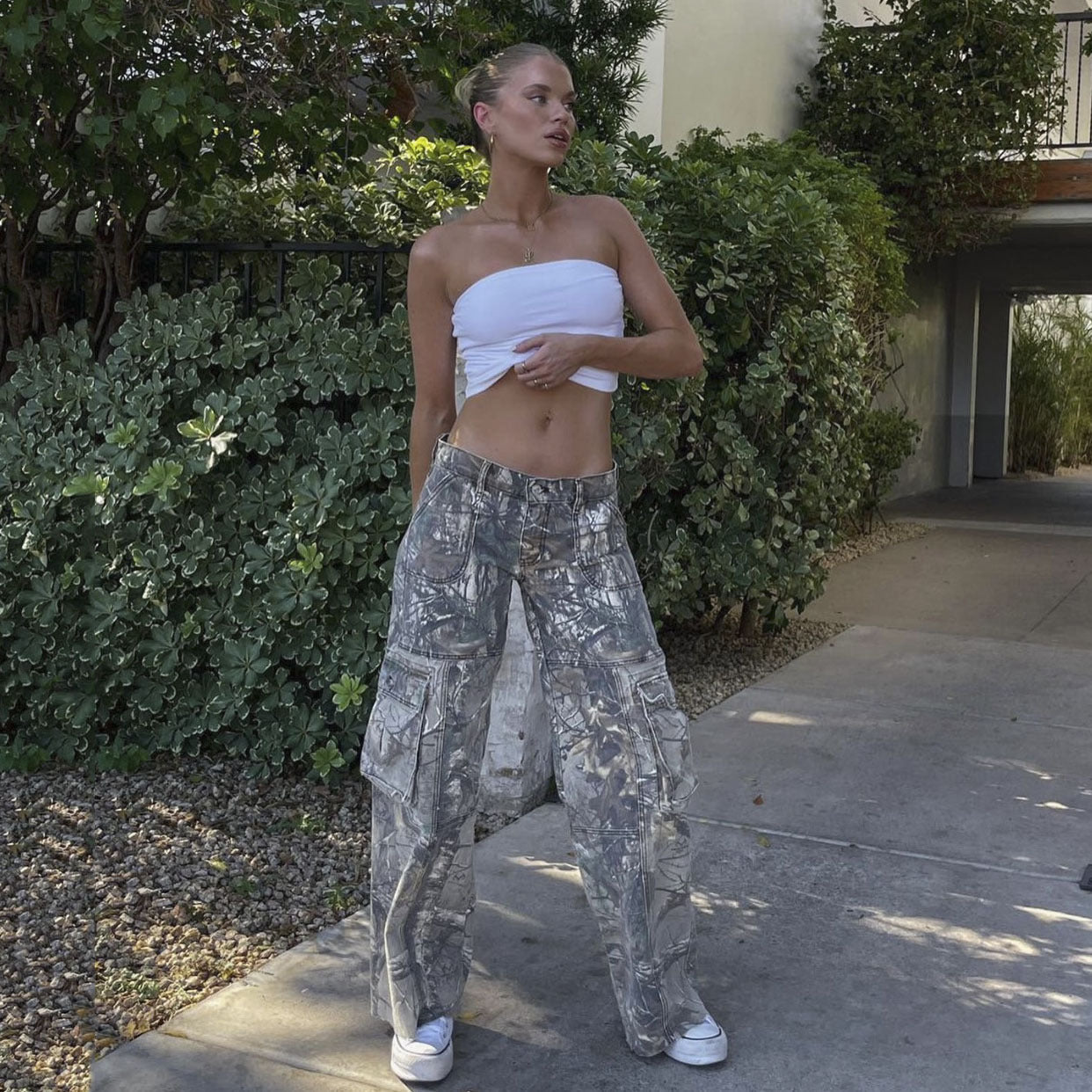 Dames Cargo Broek - Relaxte Pasvorm - Meerdere Zakken - Comfortabel Outdoor Design