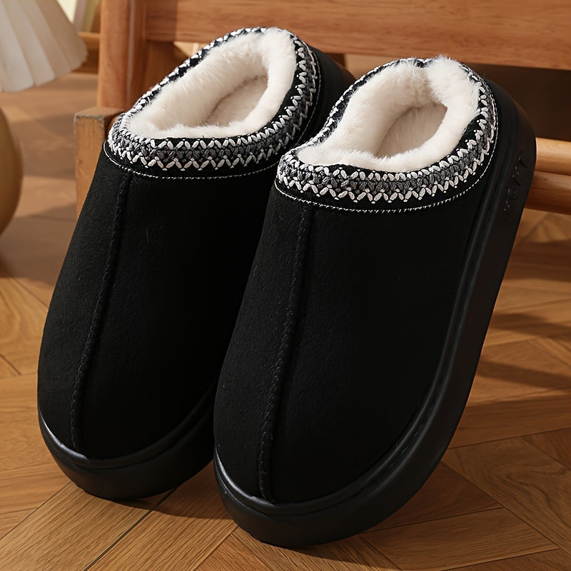 Klassieke warme winterslippers voor dames