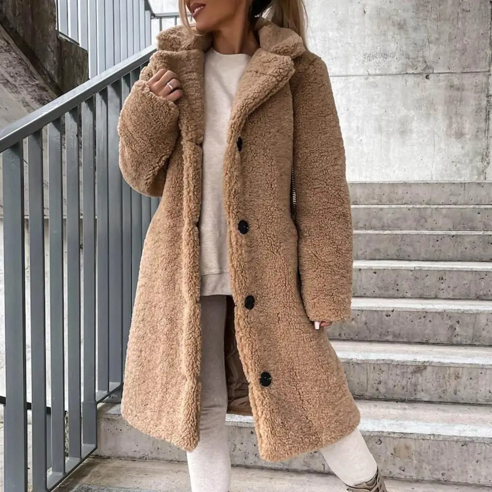 Nasra Fluffy Coat for Women