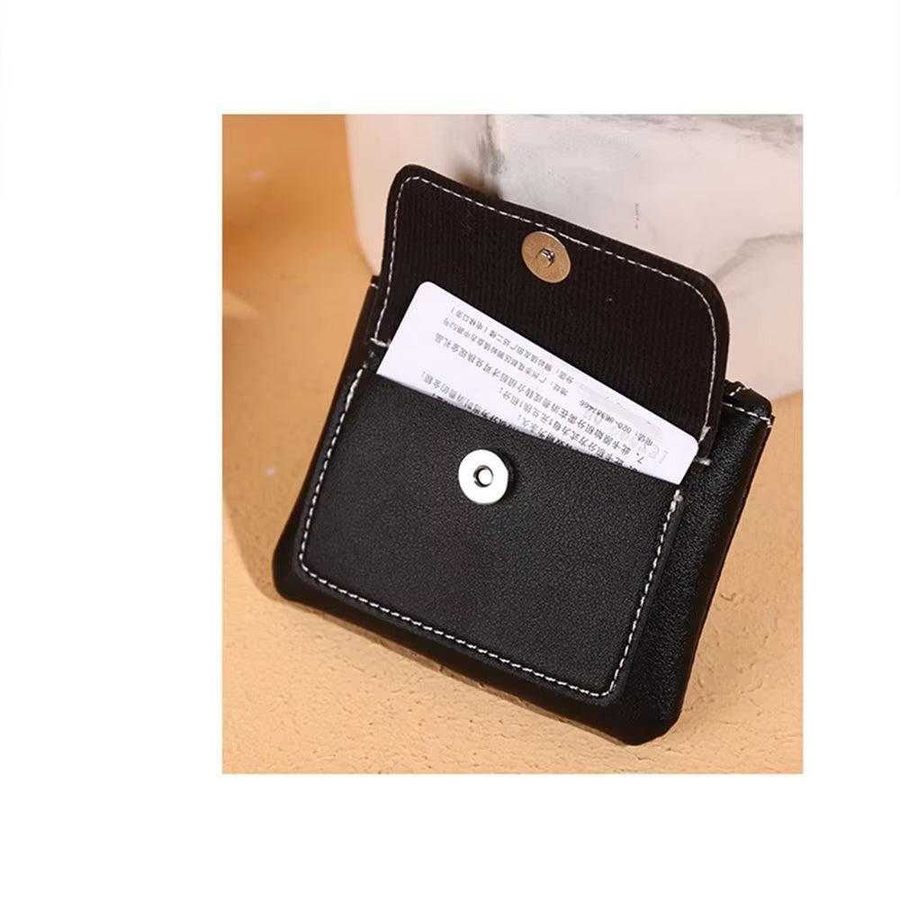 Unisex Portemonnee - Compact Design - PU Leer - Ritssluiting - Sleutelhanger Ring
