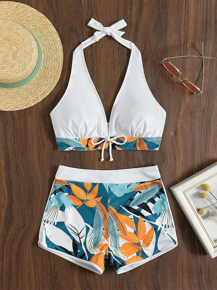 Portia | Tropische Dames Zwemshorts