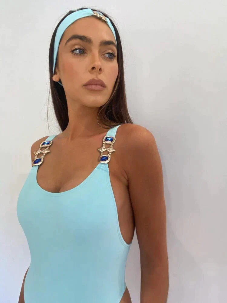 Nina - Stijlvol en Comfortabel Blauw Badpak voor Vrouwen