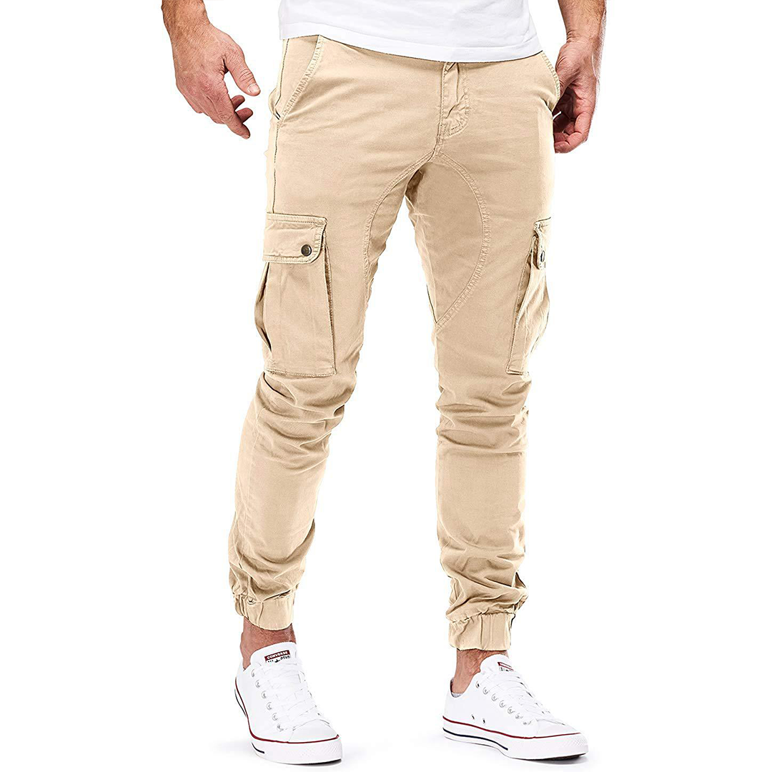 Platte praktische broek