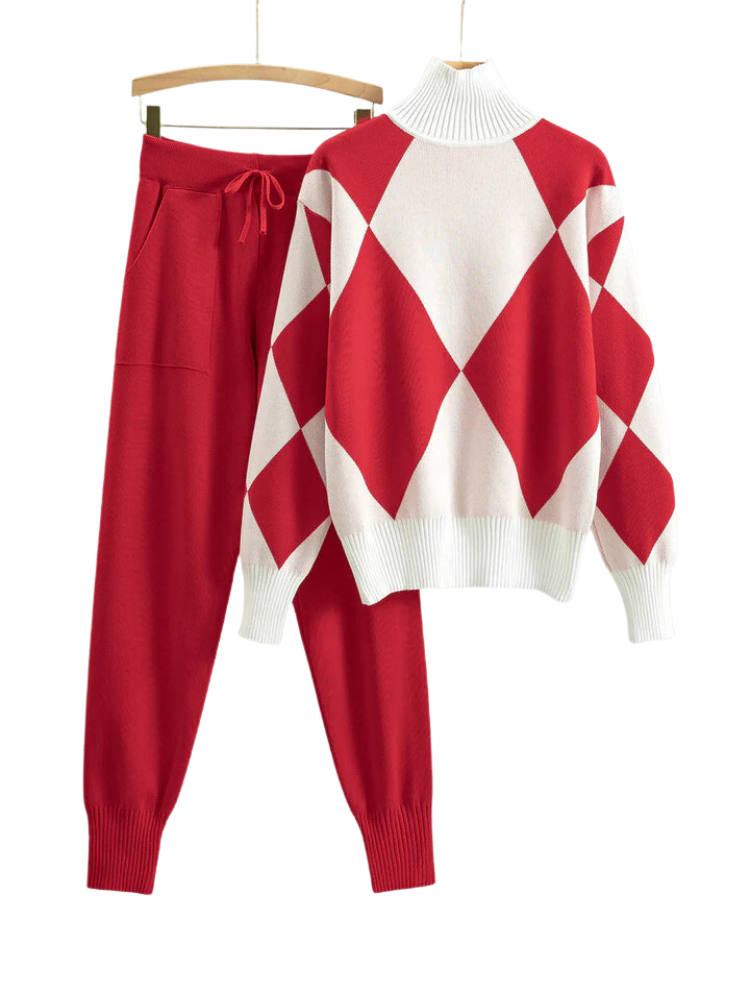 Emma Warme Dames Trui en Broek