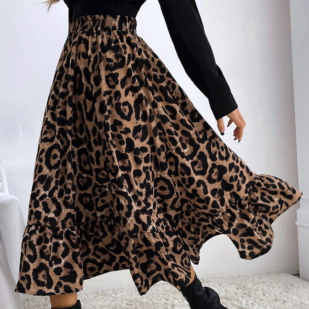 Lina - Leopard rok voor dames