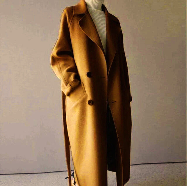 Camille | Elegante lange winterjas
