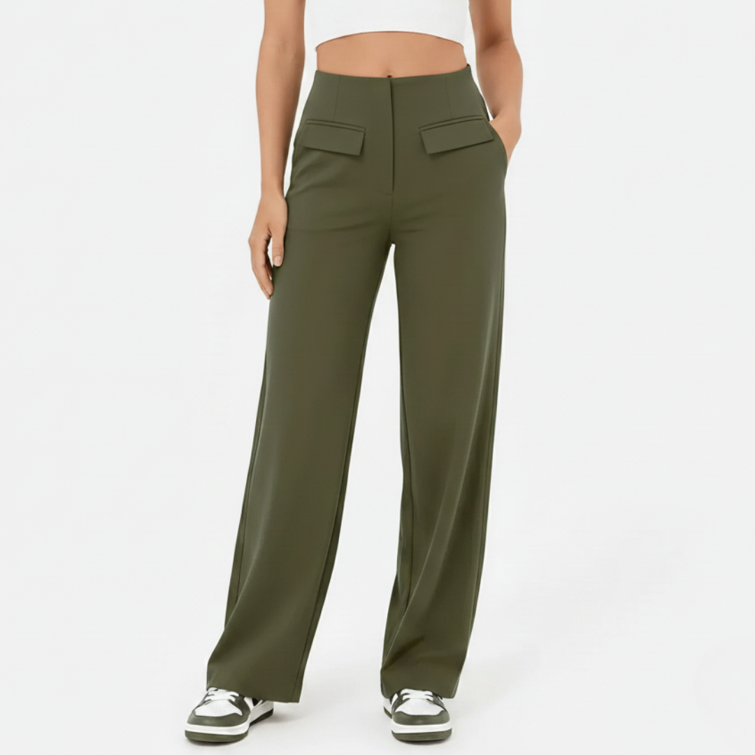 Kurvekompas | Pants with high waist