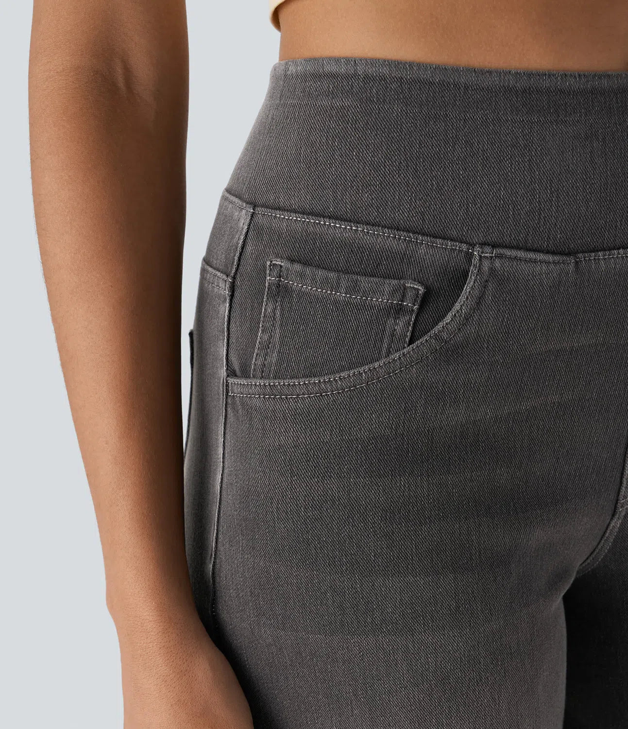 Relaxed Fit Rekbare Gebreide Jeans