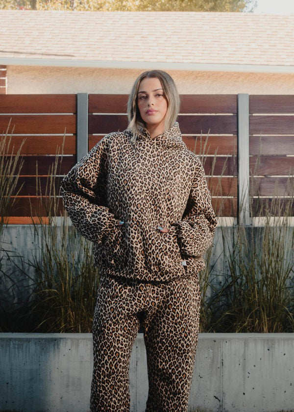 Layla - Leopard Print Hoodie