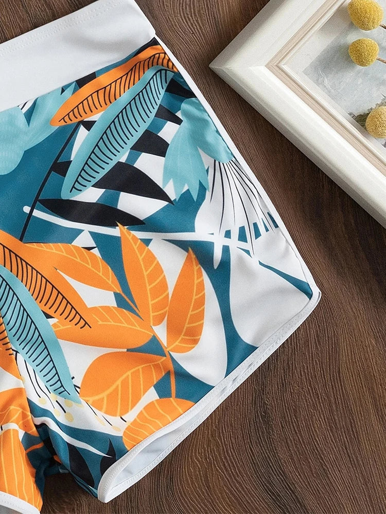 Portia | Tropische Dames Zwemshorts