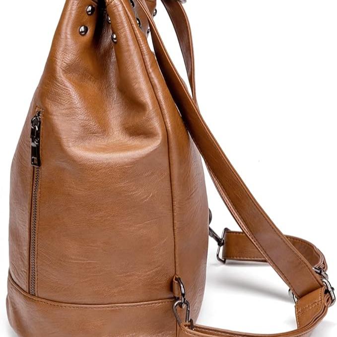 Elena | Vintage Convertibele Reisrugzak voor Dames - Stijlvol & Veelzijdig
