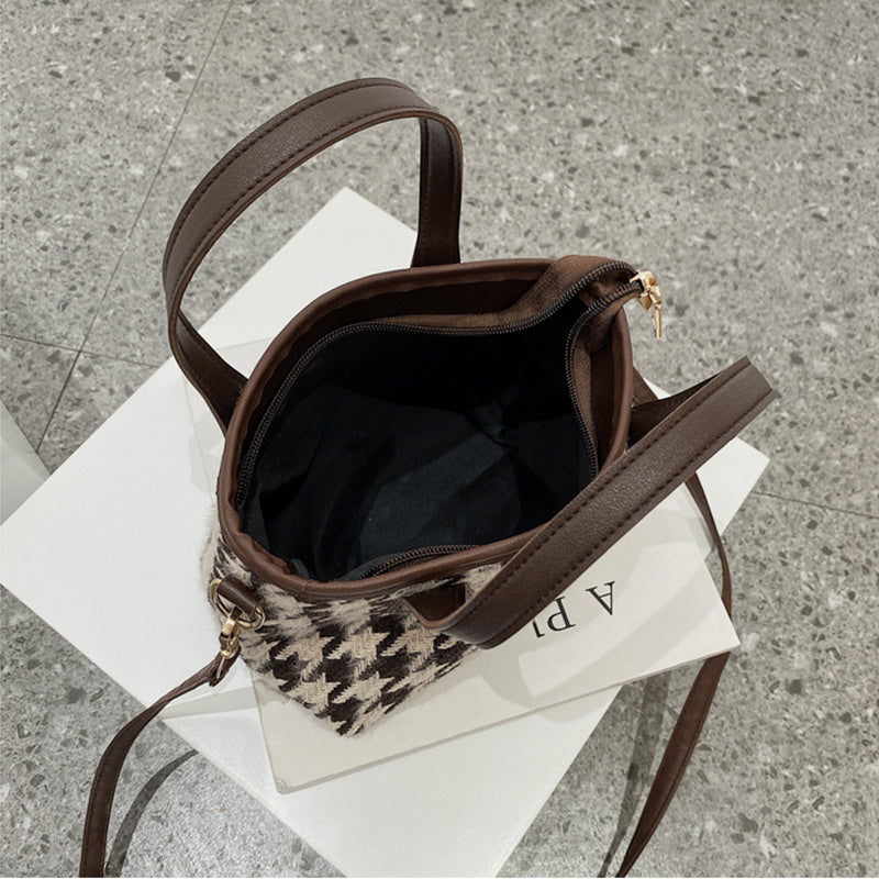 Victoria™ - Houndstooth Schoudertas