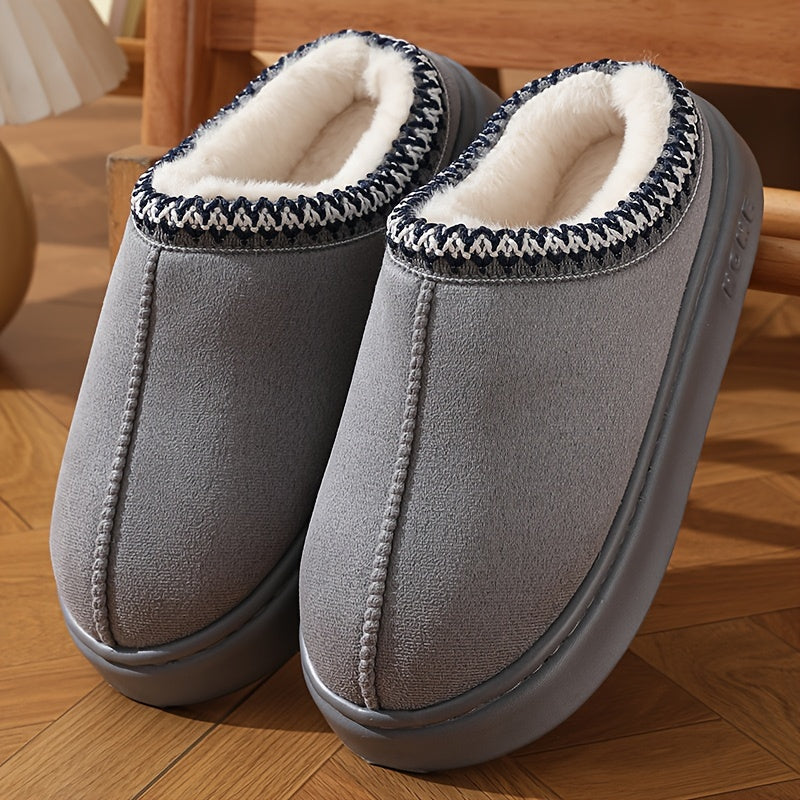 Klassieke warme winterslippers voor dames