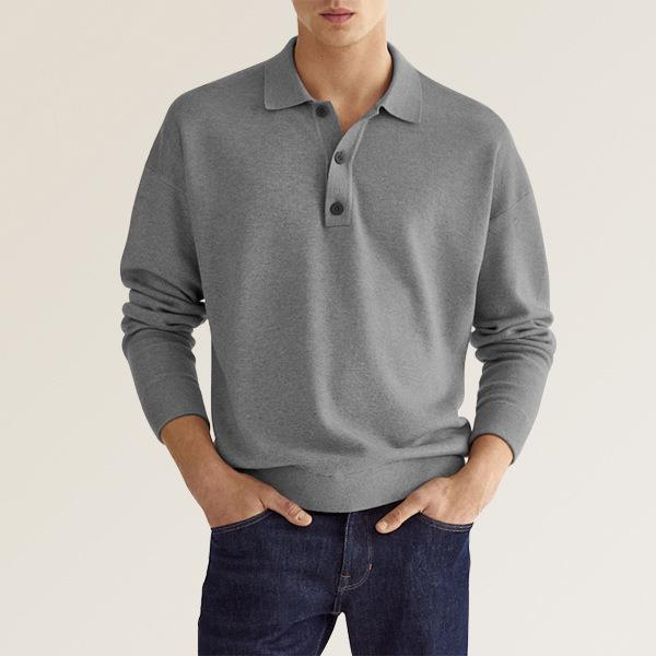 Mees | Poloshirt - Herenpolo met lange mouwen