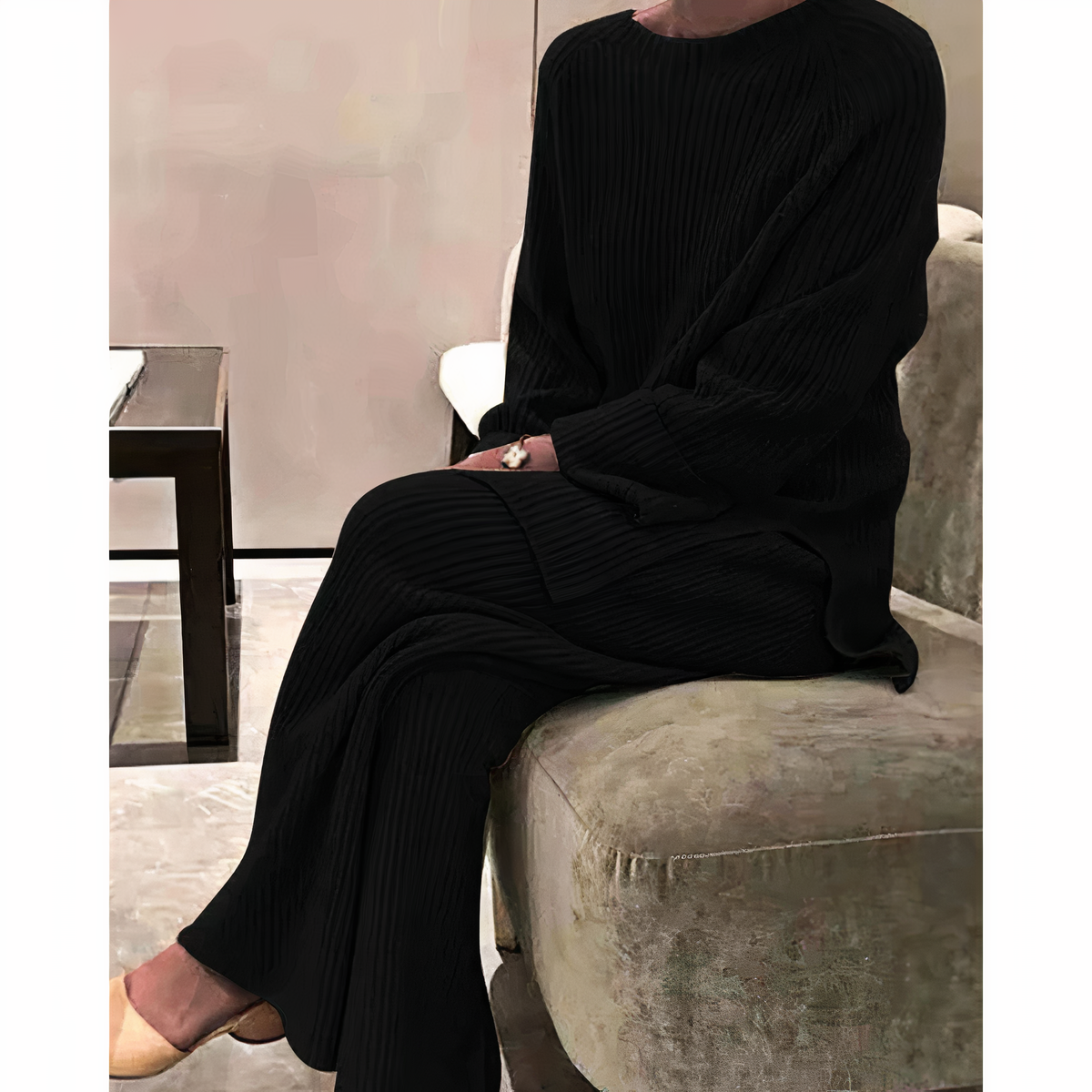 Emily | Casual gebreide trui en broek set