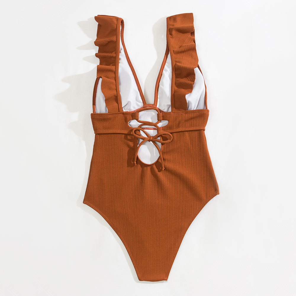 Nivara | Ruffled Swimsuit for Women