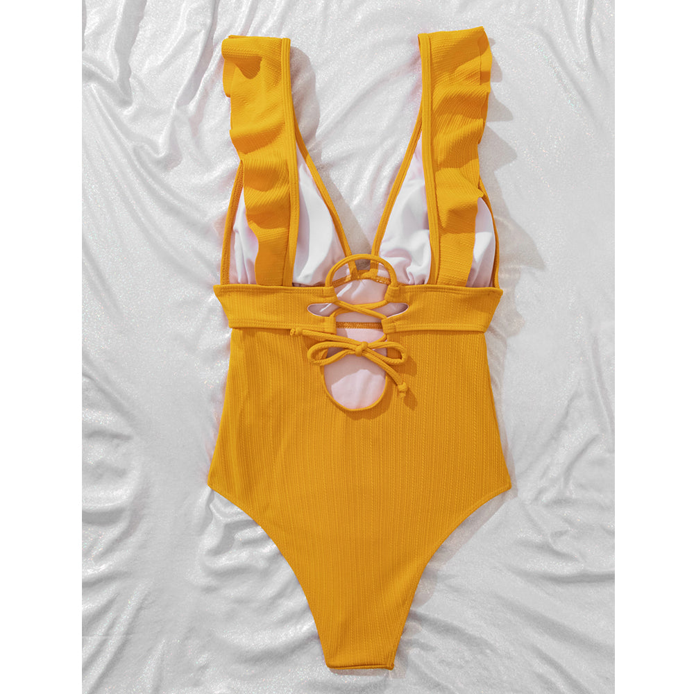 Nivara | Ruffled Swimsuit for Women