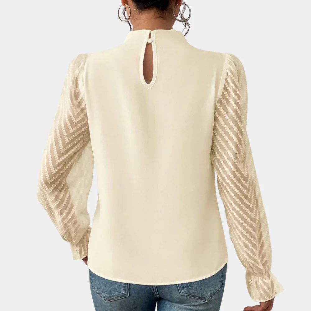 Noée – Elegante damestop met lange mouwen | Tijdloos, stijlvol & veelzijdig