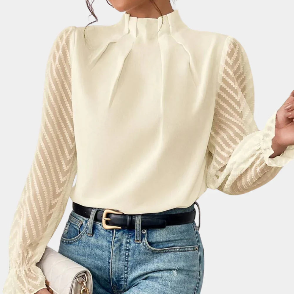 Noée – Elegante damestop met lange mouwen | Tijdloos, stijlvol & veelzijdig
