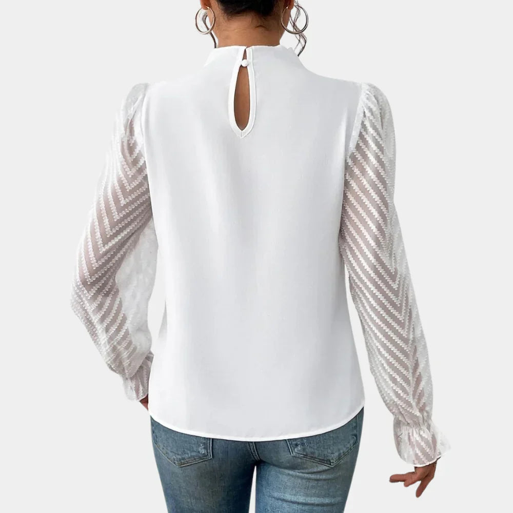 Noée – Elegante damestop met lange mouwen | Tijdloos, stijlvol & veelzijdig