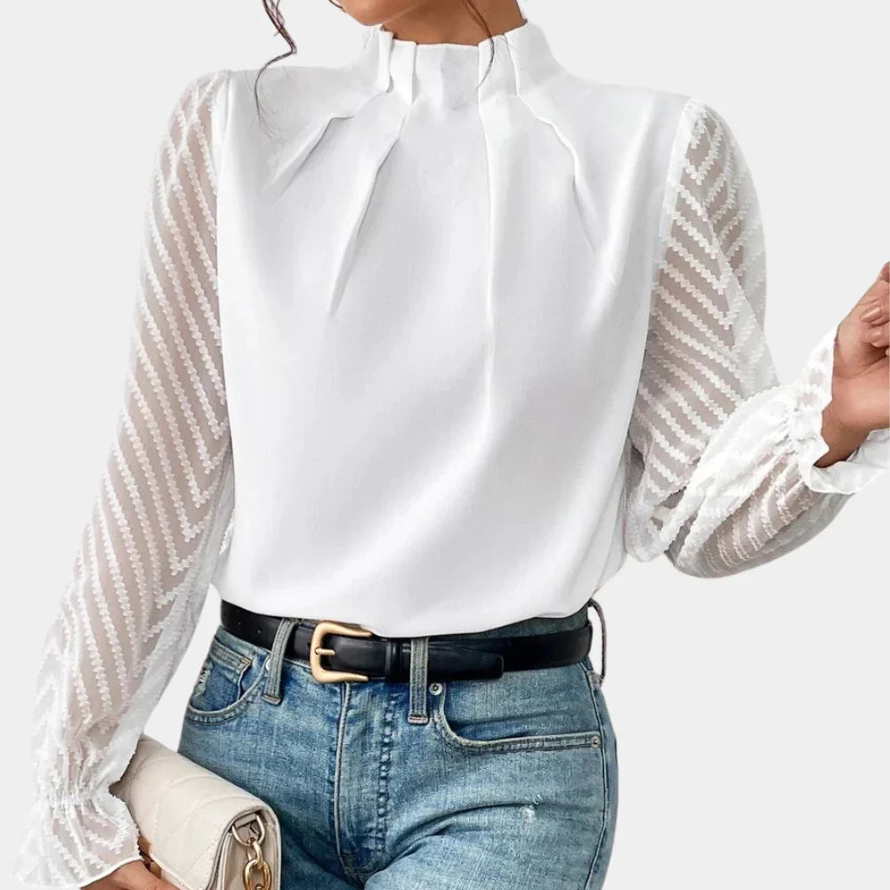 Noée – Elegante damestop met lange mouwen | Tijdloos, stijlvol & veelzijdig