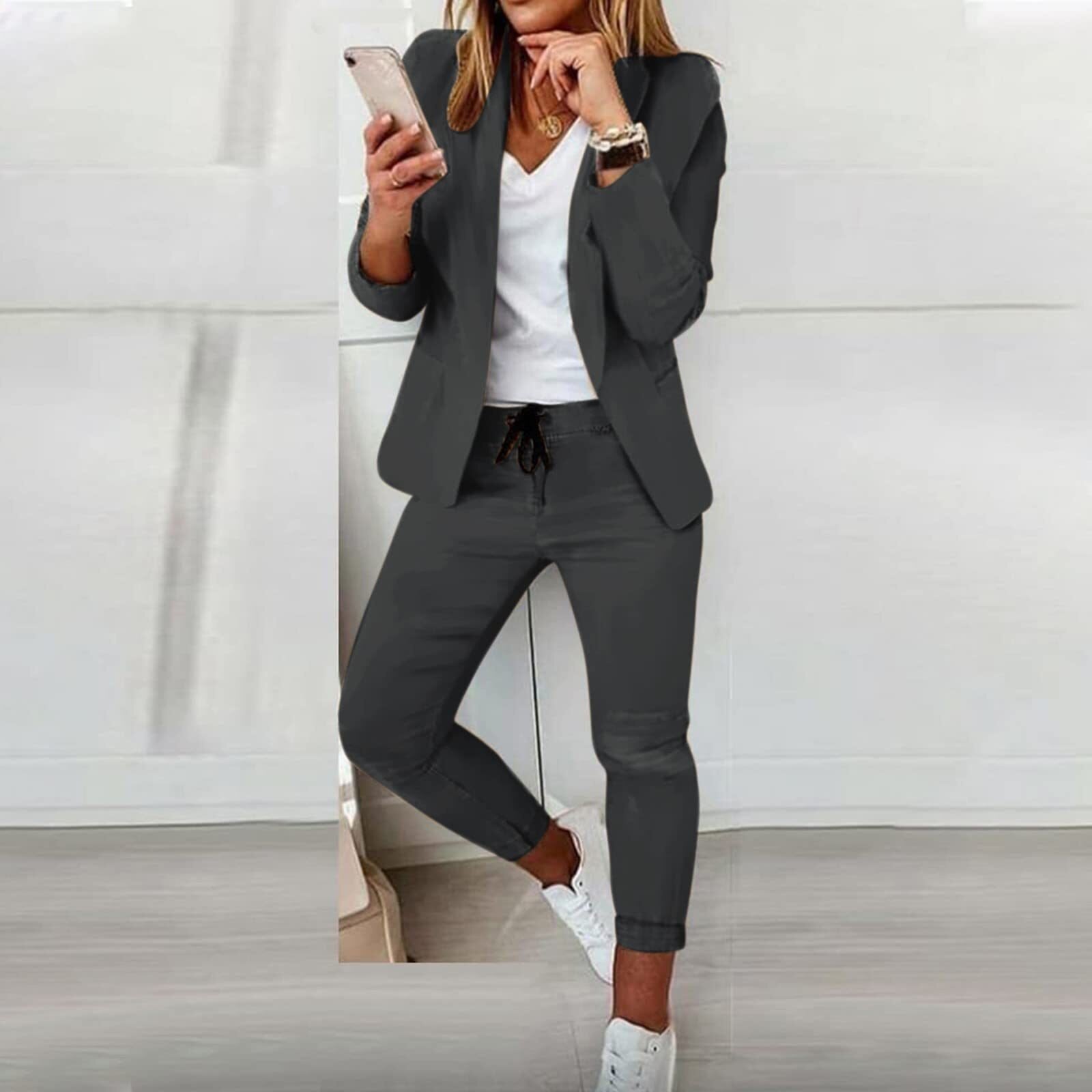 Elegant Ladies Blazer with Matching Pants