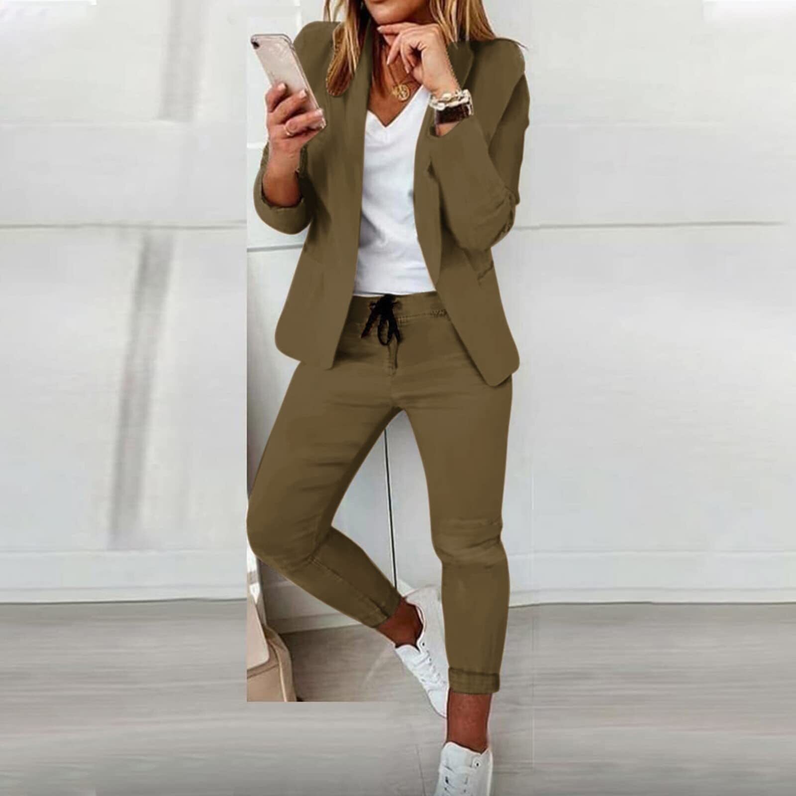 Elegant Ladies Blazer with Matching Pants