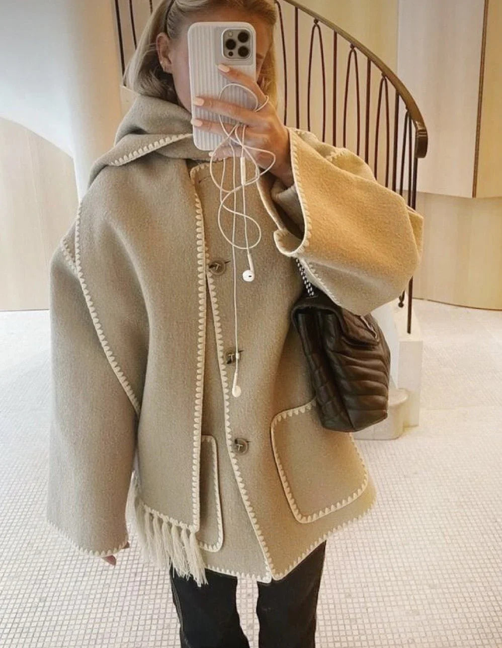 Saar - Scarf Coat