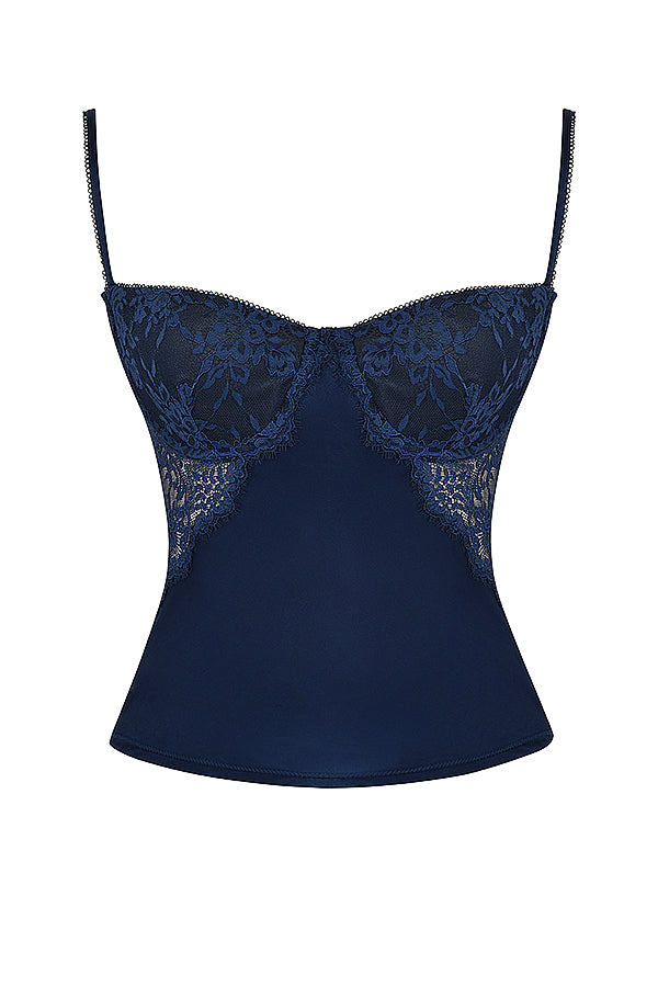 Elegant Corset Top met Getextureerde Details