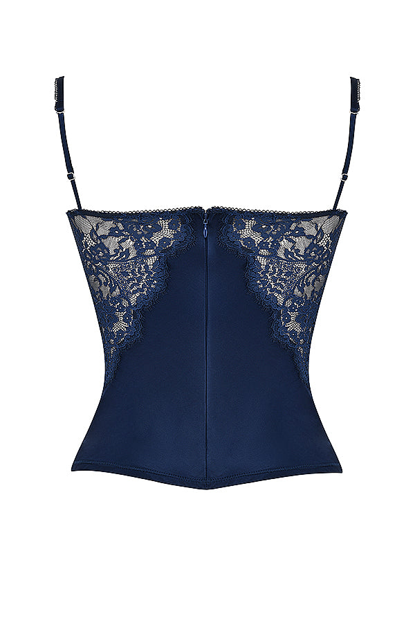 Elegant Corset Top met Getextureerde Details