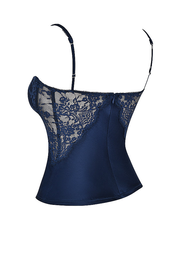Elegant Corset Top met Getextureerde Details