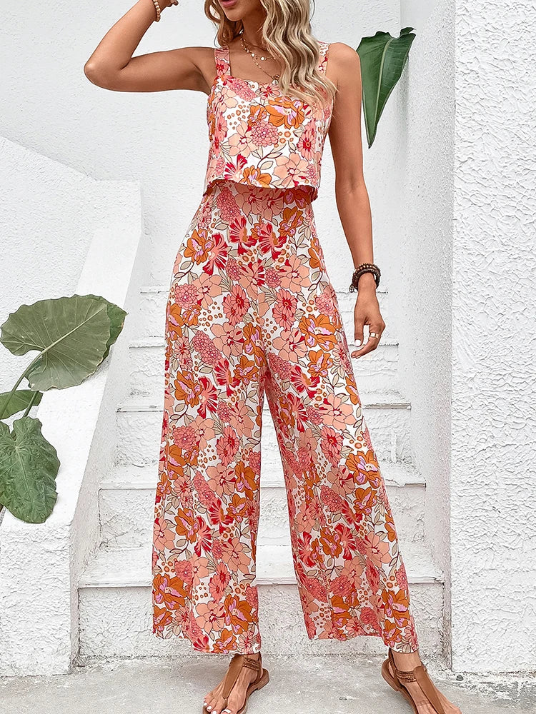 Calpe | Elegante Jumpsuit Bloemprint