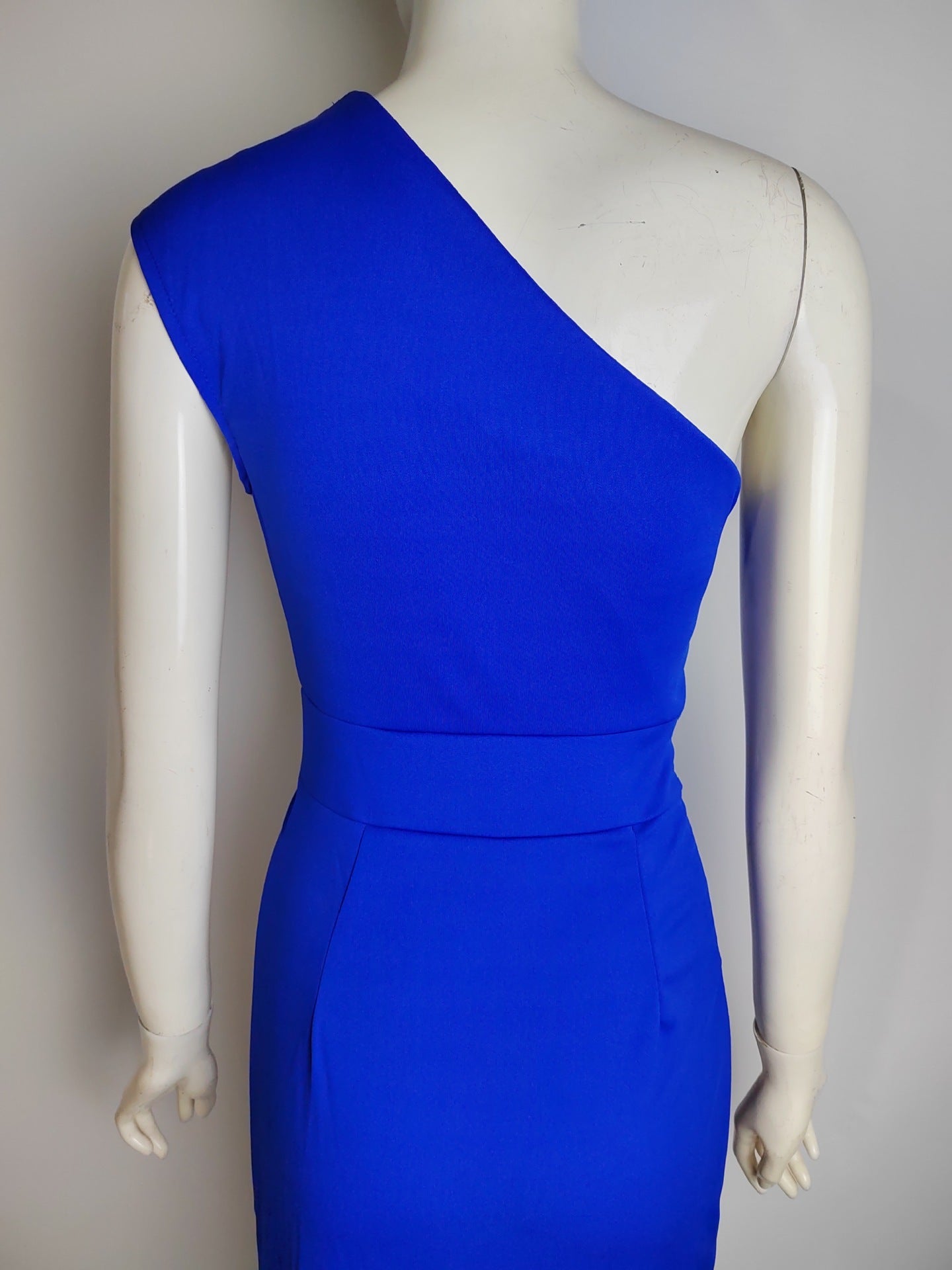 Elegante One-Shoulder Avondjurk met Split