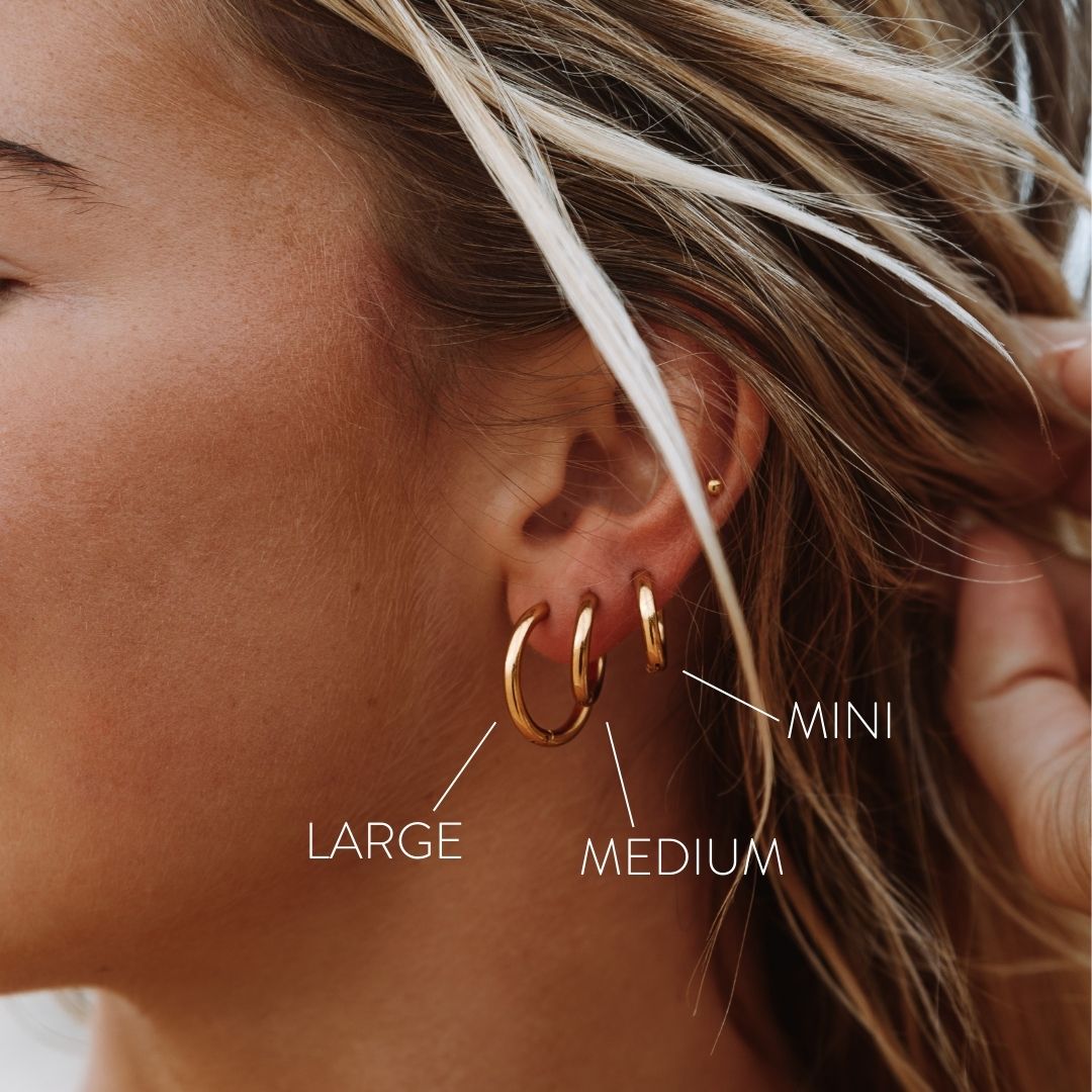 Mia | Klassieke Zilveren Hoepeloorbellen voor Stijl en Elegantie