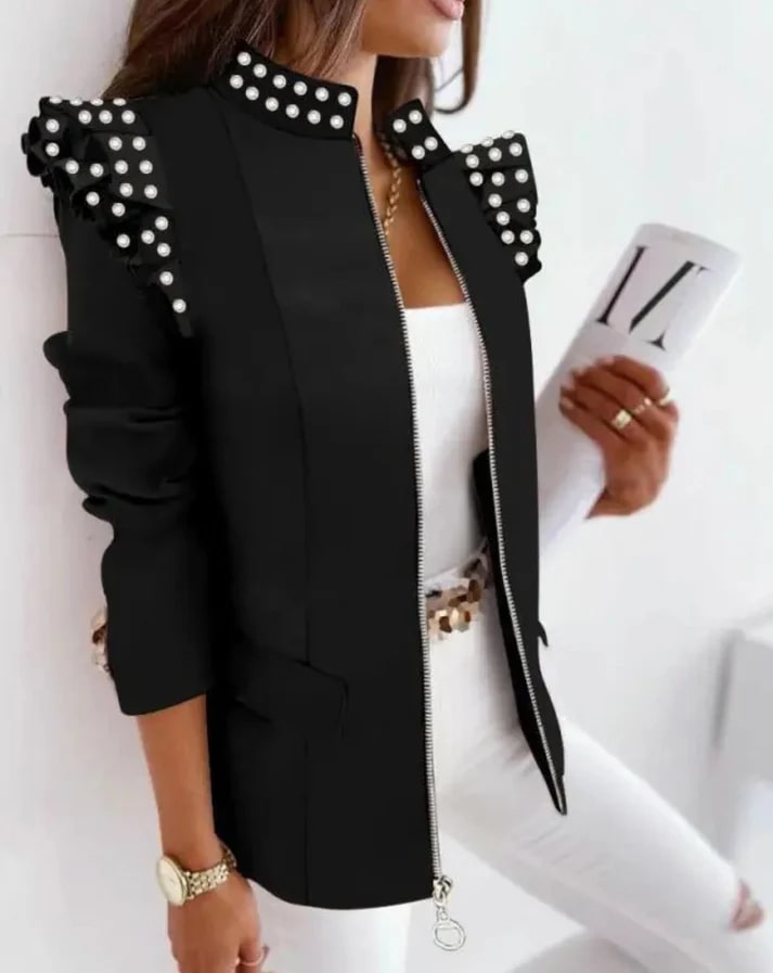 Fatima - Elegant Gelaagde Blazer voor Dames