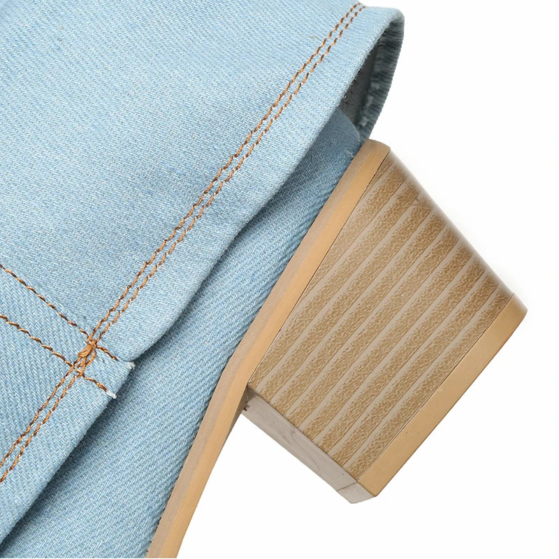 Elmas Denim Laarzen voor Dames