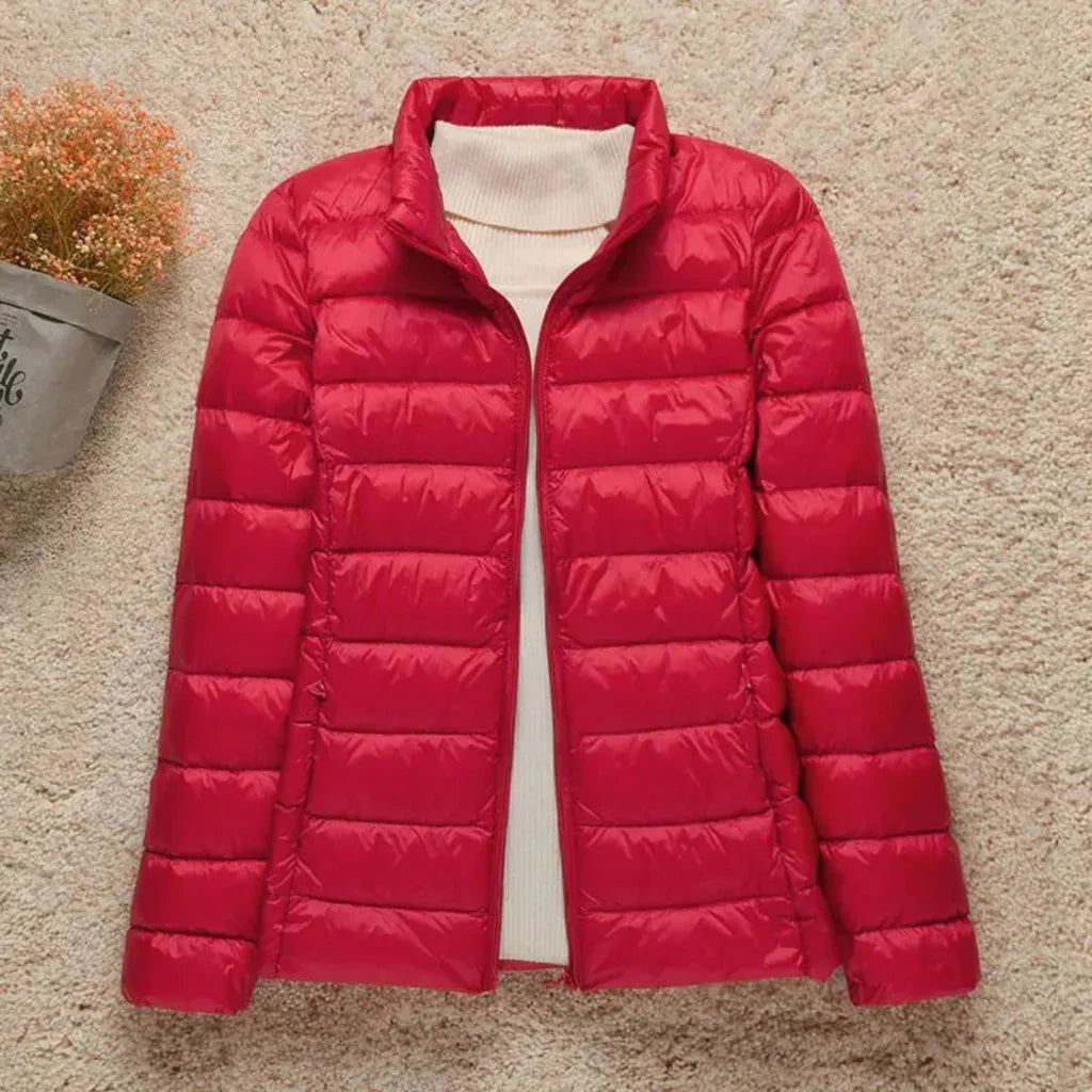 Women's Quilted Jacket – Regular Fit – Hip Length – Lightweight Breathable Model