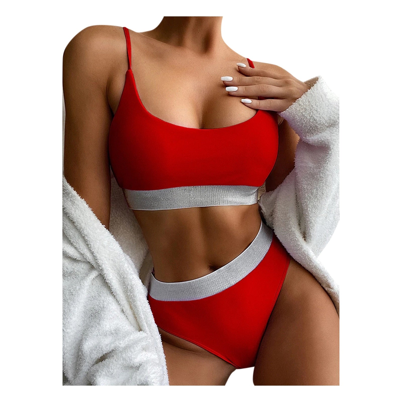 Lotte - Stylish High Waist Bikini for Women