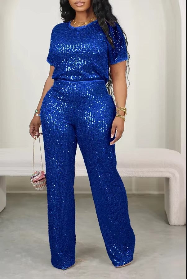 Khloe - Elegante Tweedelige Glitter Set