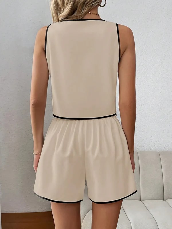 Loes - Stijlvolle Tweedelige Playsuit voor Dames